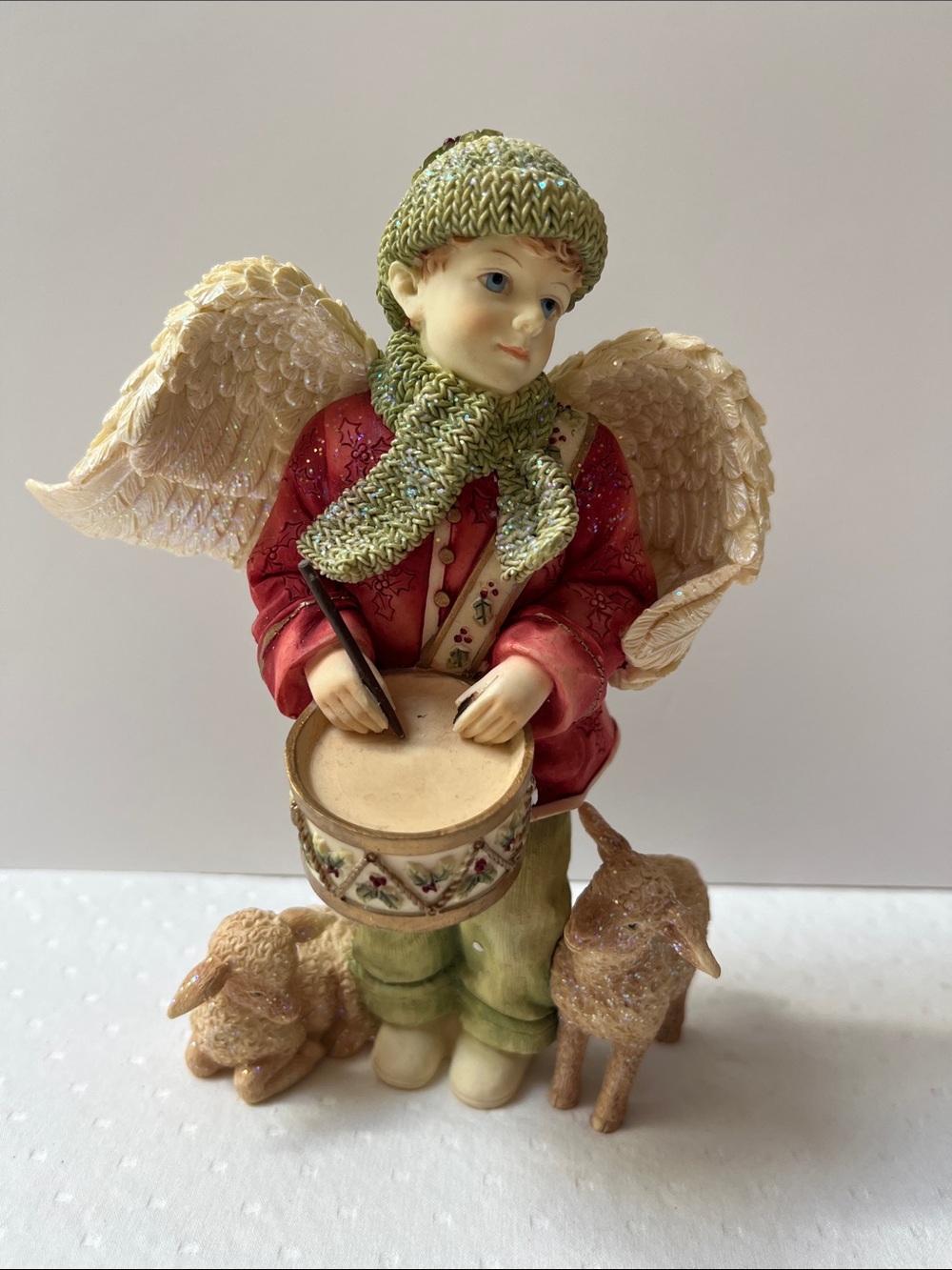 Vintage Betty Singer Angels Among Us Little Drummer Boy Angel Figurine